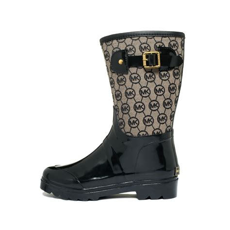 michael kors rain boots black|michael kors rain boots girls.